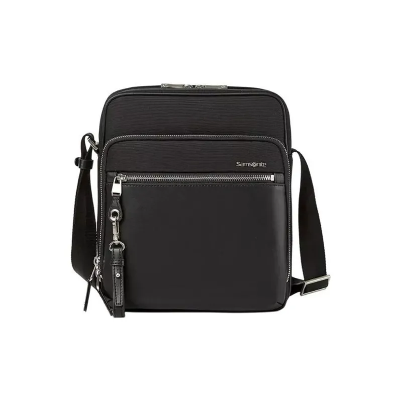 SAMSONITE Nylon Shoulder Bag Crossbody Bag Men's Black-0