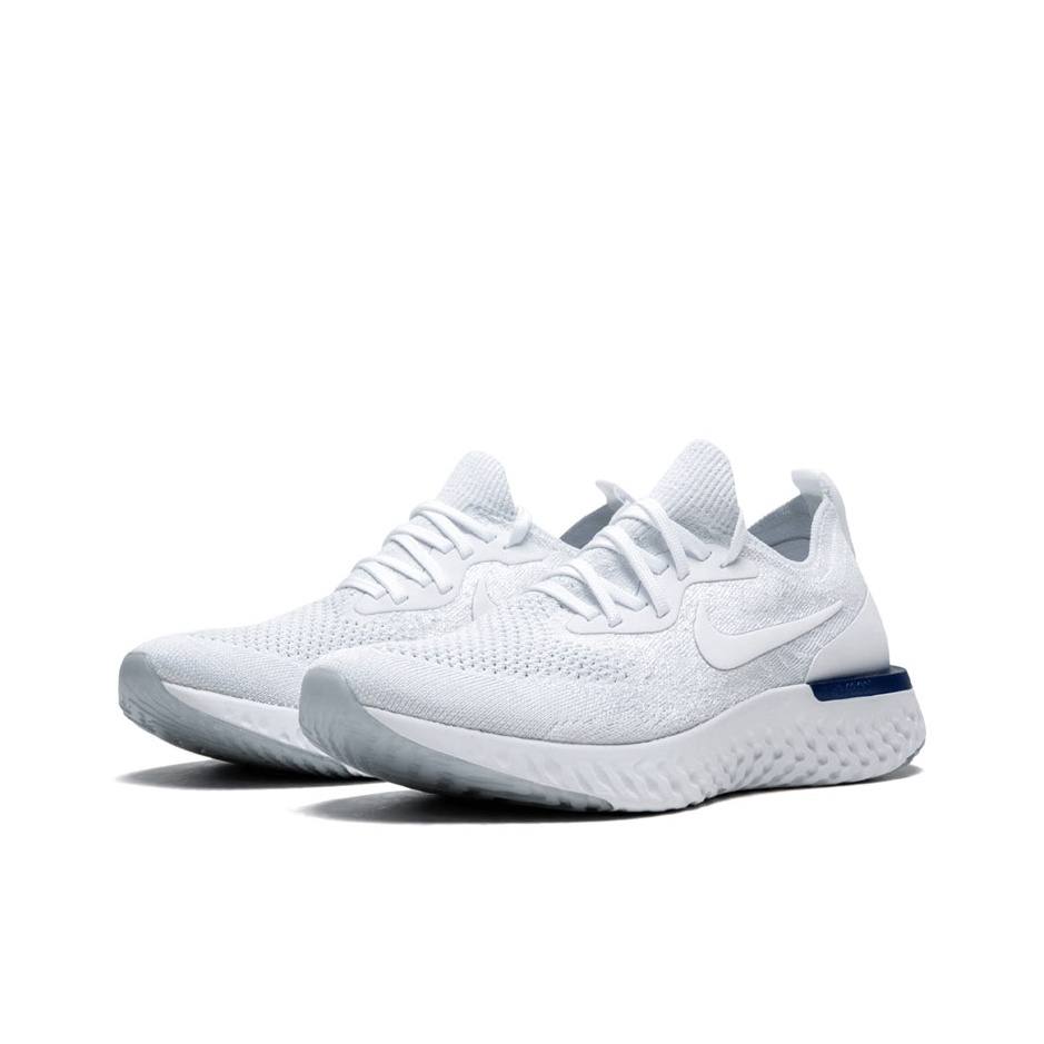 Nike Epic React Flyknit White Racer Blue Women s POIZON