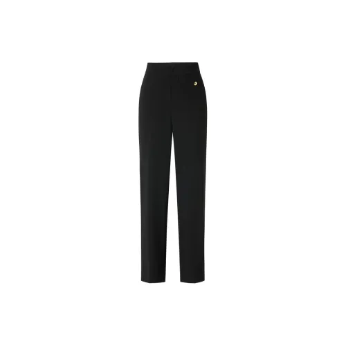 JZ. ANNAKRO Casual Pants Women's Plain Black