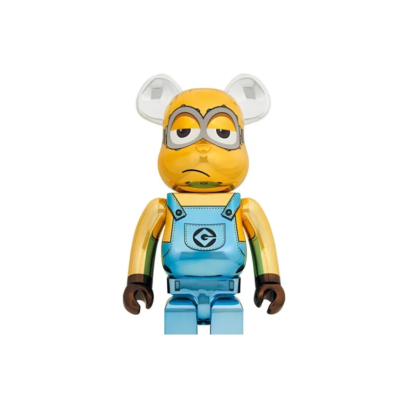 Bearbrick X Minions Kevin Chrome Ver. 1000%-3