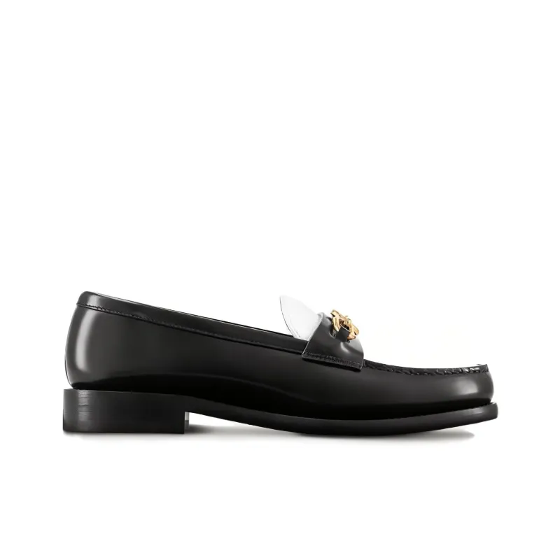 LOUIS VUITTON Chess Loafers Women's Black-1