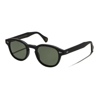 MOSCOT Subject To Official Website Round Sunglasses Men's Black