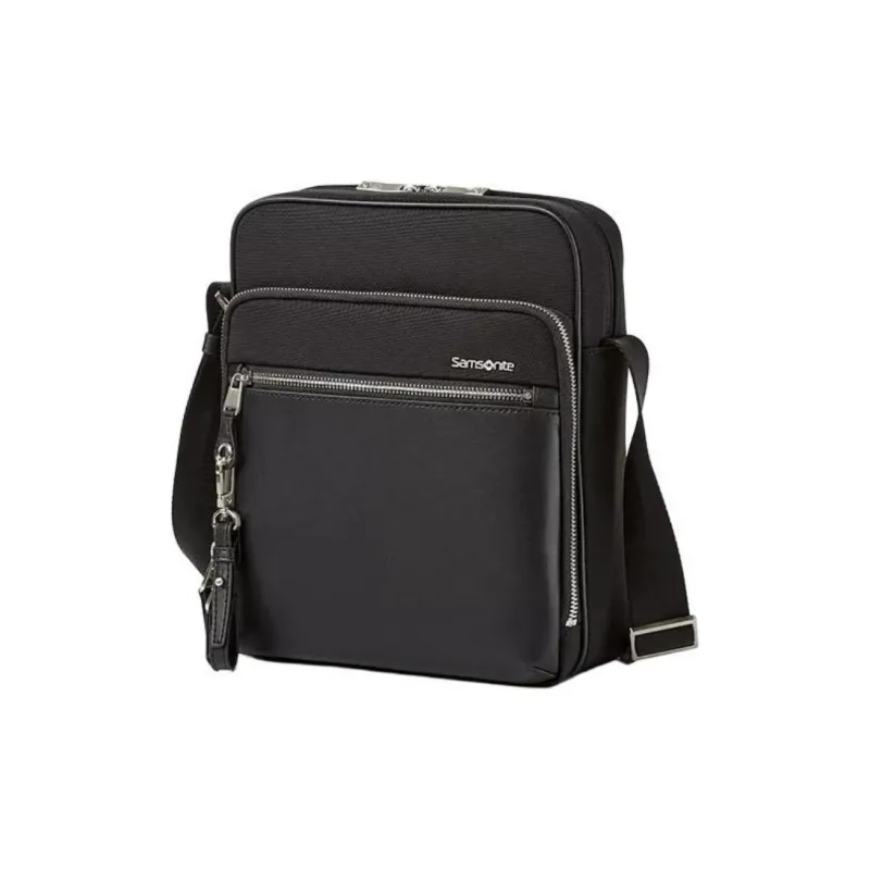 SAMSONITE Nylon Shoulder Bag Crossbody Bag Men's Black-1