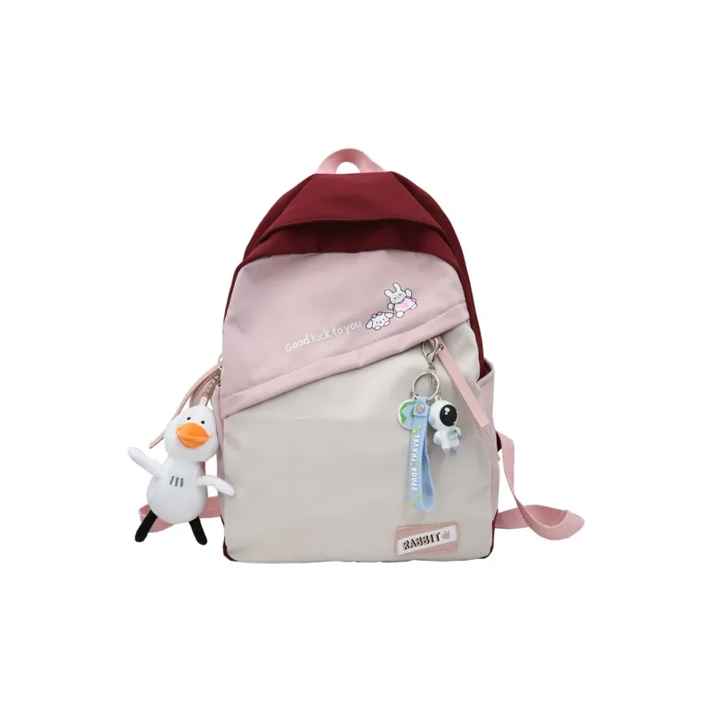 Venerable Brahma Nylon Backpack Women's Black/Red/Green/Blue-3