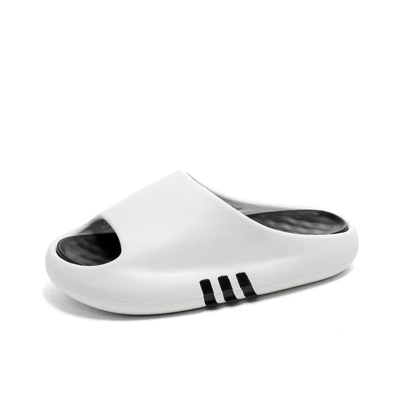 NB CROSS Slide Slippers Unisex White/Black-1