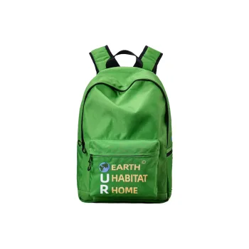 FINITE LOOP Eco-Friendly Fabric Backpack Regular Unisex Green