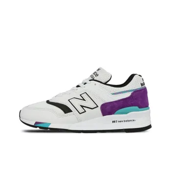 New Balance 997 White Purple Teal
