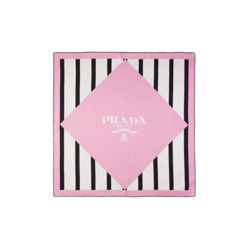 PRADA Logo-print Scarf-0