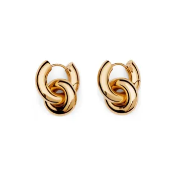 LIÉ STUDIO Copper Plated 925 Sterling Silver Earrings Women's Gold