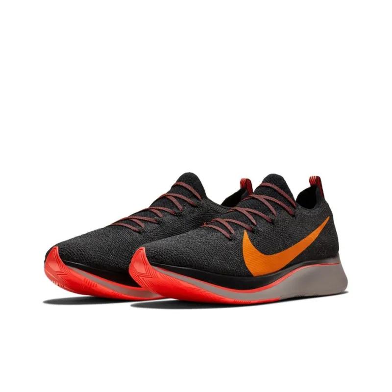 Nike Zoom Fly Flyknit Black Flash Crimson-2
