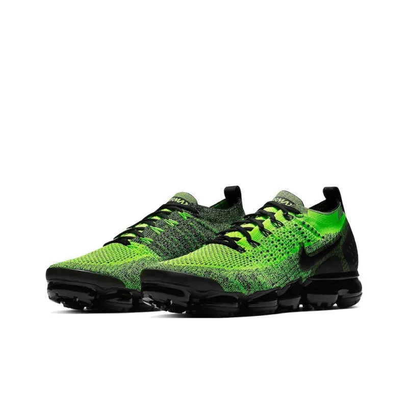 Nike Air VaporMax Flyknit 2 Volt Black-2