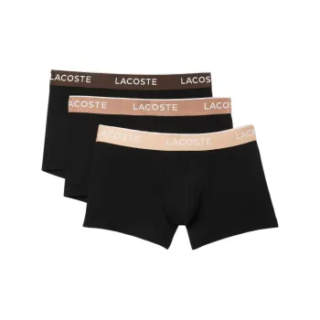 LACOSTE Logo waistband Boxers Pack Of Three
