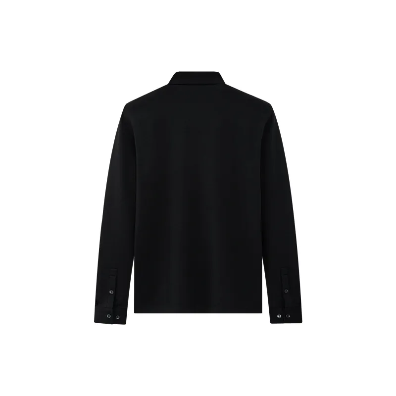 SEPTWOLVES Polo Shirt Men's Black-1