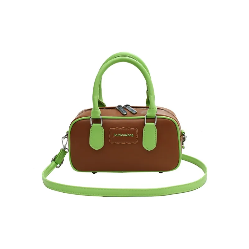 DALO PU Crossbody One Shoulder Handbag Women's Black/Ecru/Pink/Brown-8