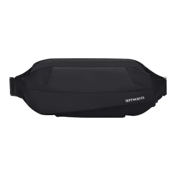 SEPTWOLVES Fabric Sling Bag, Fanny Pack, Shoulder Bag Regular Men's Black