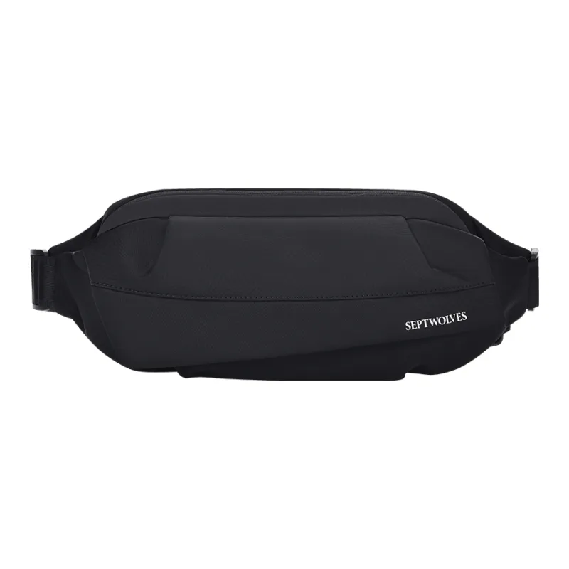 SEPTWOLVES Fabric Sling Bag, Fanny Pack, Shoulder Bag Regular Men's Black-0