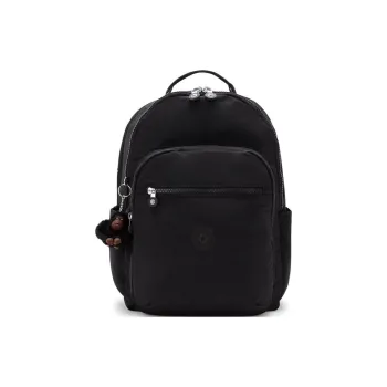 Kipling Polyamide Backpack Large Size Unisex Black