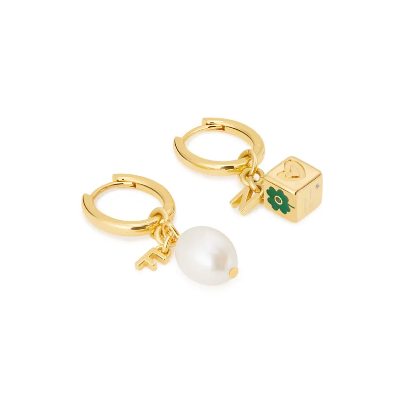 NEVERFAR Enamel Earrings Women's-3