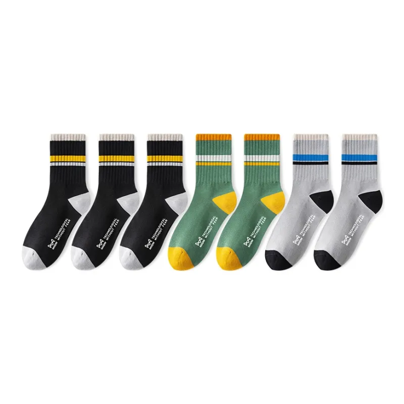 MIIOW Fruit Printing Series Mid Calf Socks Unisex Combo Set-24