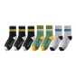 Black 3-Grass Green 2-Light Gray 2[7 Pack]