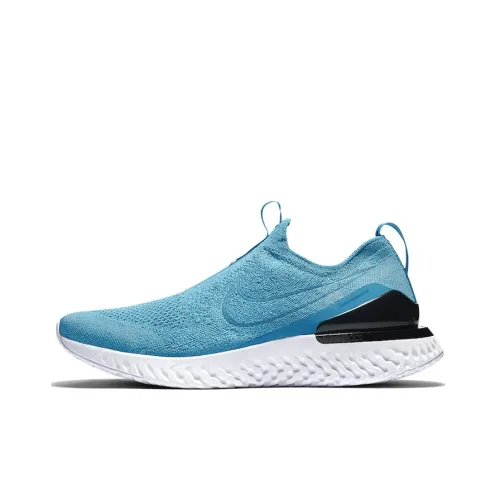 Nike Epic React Flyknit 1 Running Shoes Men Low-Top Lake Blue