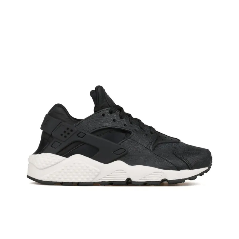 Nike Air Huarache Run Premium Black/Black Light Bone Women's-1
