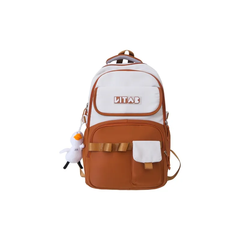 Venerable Brahma Nylon Backpack Women's Black/Red/Orange/Khaki/Green-12