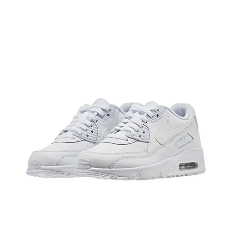 Nike Air Max 90 White Leather GS-2