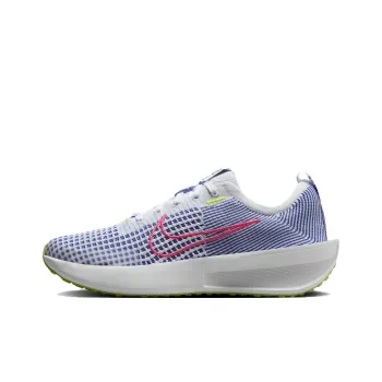 Nike Interact Run White Astronomy Blue Volt Hyper Pink Women's