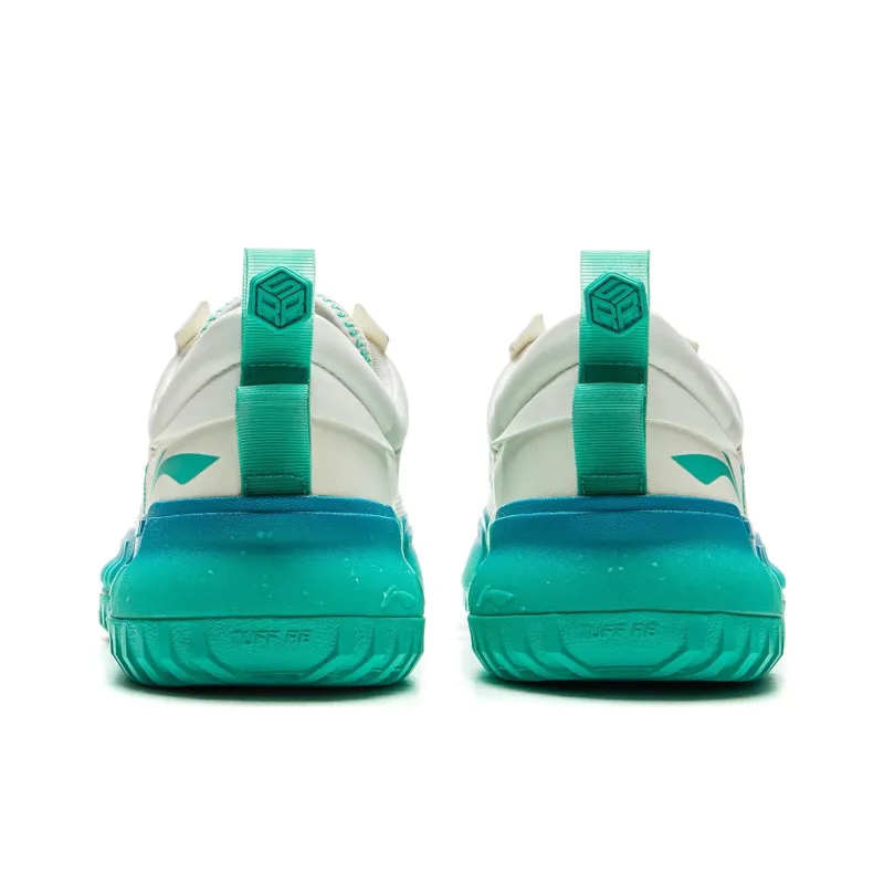 LINING RSR 202 Basketball Shoes Men Low Top Ivory/Copper Green-5
