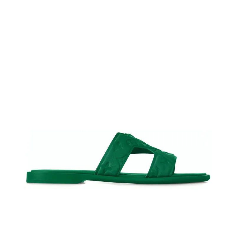 LOUIS VUITTON Oasis Rubber Sole Slide Slippers Men's Green-1