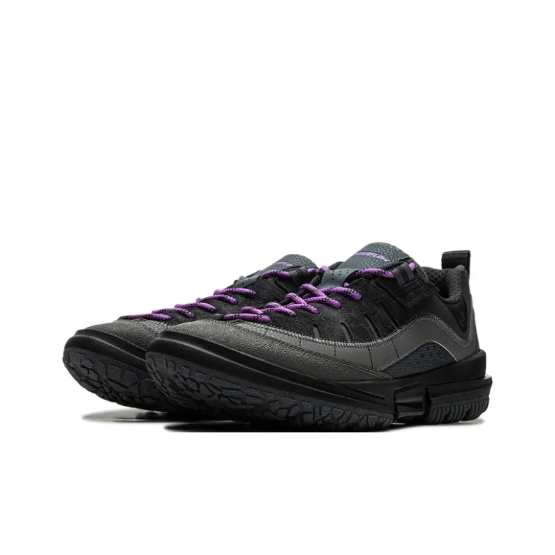 LiNing CF Su Linchuan Lite Cushioning Wear Resistant Low Top Outdoor Trekking Shoes Men's Black-1
