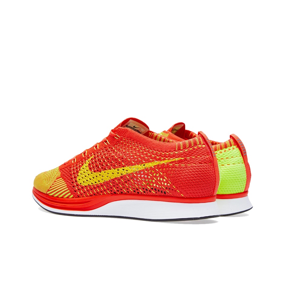 Nike Flyknit Racer Bright Crimson Volt POIZON