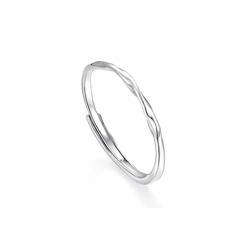 KADER 925 Sterling Silver Rings Women's Silver white Gift Box-0