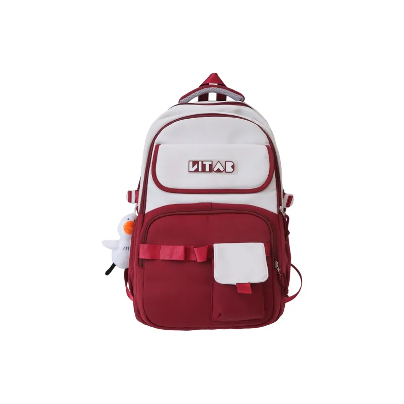 Venerable Brahma Nylon Backpack Women's Black/Red/Orange/Khaki/Green-1