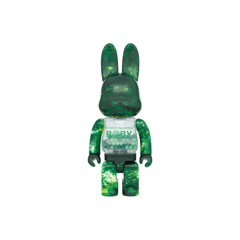 BE@RBRICK MY FIRST R@BBRICK 100% & 400% FOREST GREEN Ver.-2