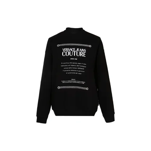 VERSACE JEANS COUTURE Sweatshirts Men Black