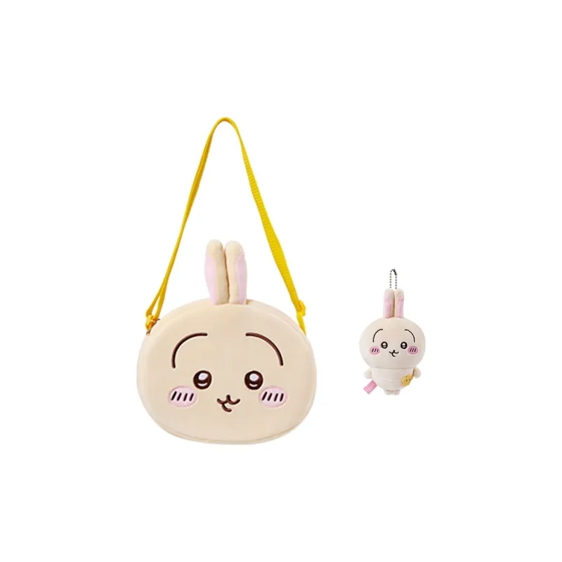 MINISO Chiikawa Casual Plush Shoulder Bag, Crossbody Bag, Shopping Bag Regular Unisex Chiikawa/Hachiware/Usagi-11