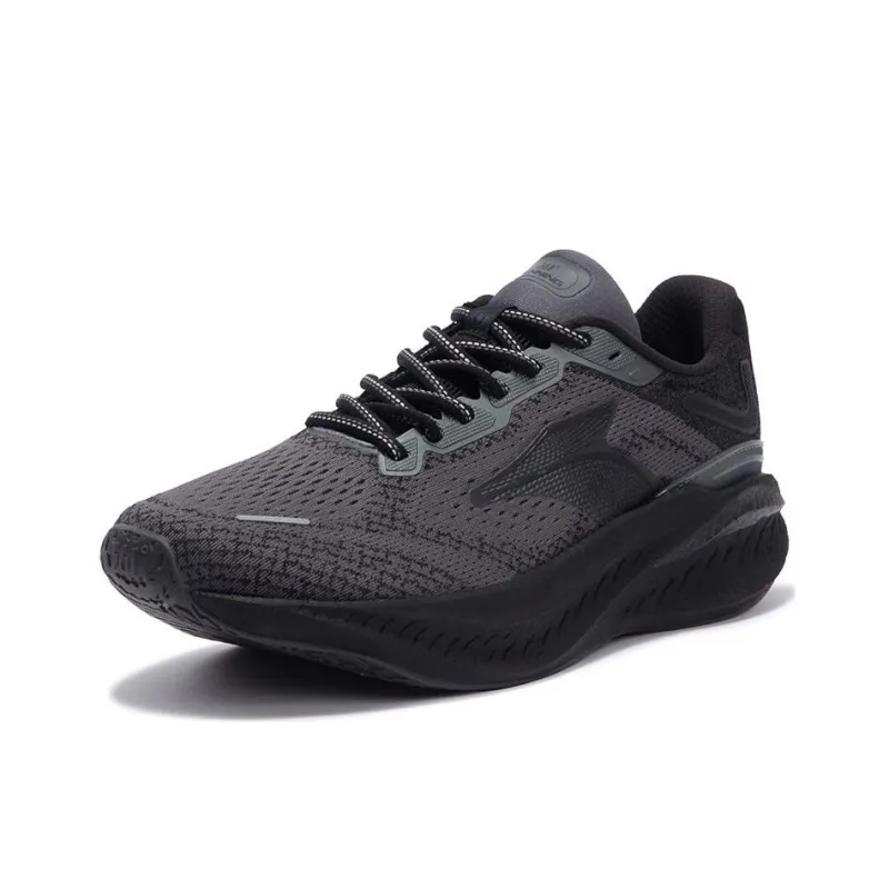 361° Foam Explosion 4.0 Wear Resistant Slip Resistant Low Top Running Shoes Men's Gray Black-1