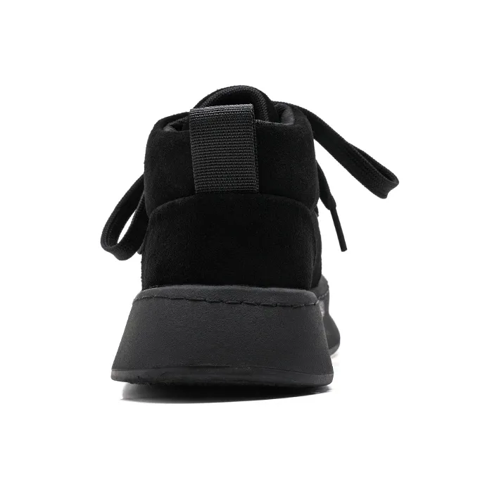Chi Wolf Casual Shoes Men High Top Black/Yellow/Beige-4