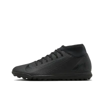 Nike Mercurial Superfly 10 Artificial Ground Shock Absorbers With Slip Resistant Features Soccer Shoes Unisex Black