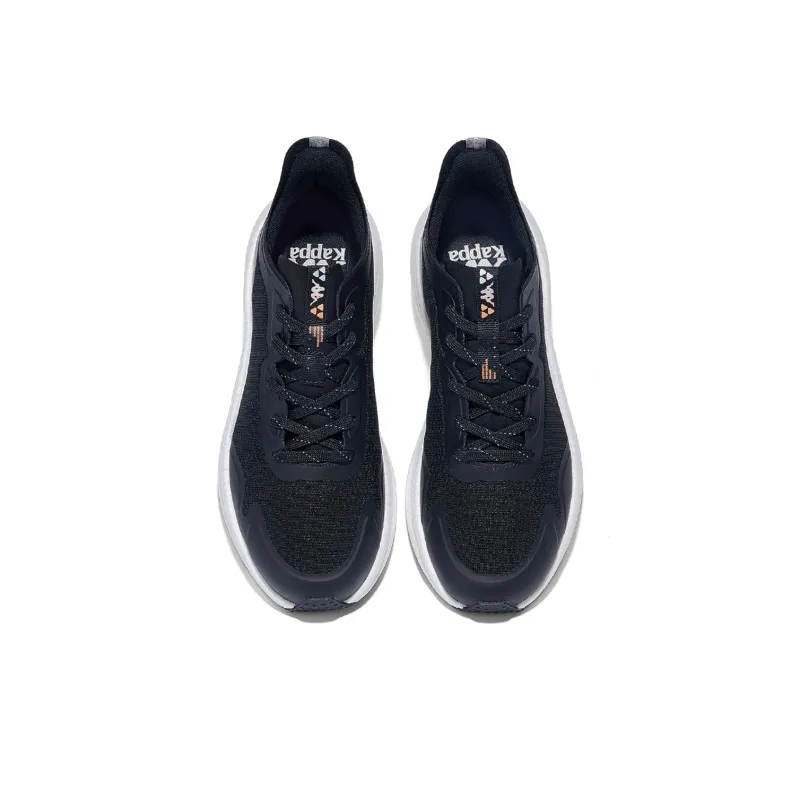 Kappa Anti-Slip And Wear-Resistant Rebound Lightweight Low-Top Casual Running Shoes Unisex Black-3