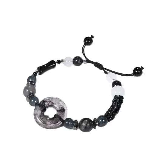 Datang Guoding Colored Glaze Jade Bracelets Women's-0