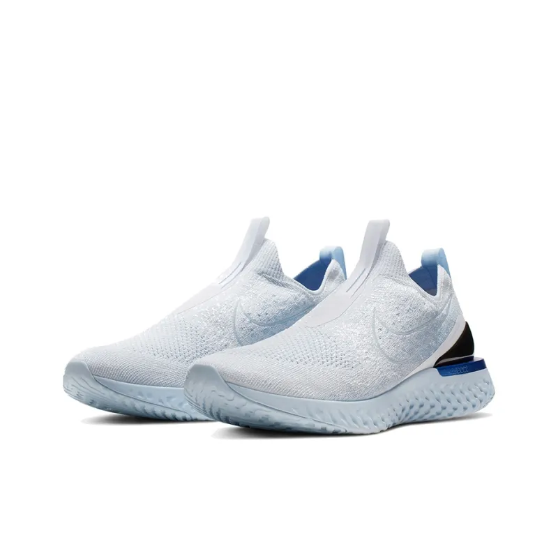 Nike Epic React Moc Flyknit White Hydrogen Blue-2