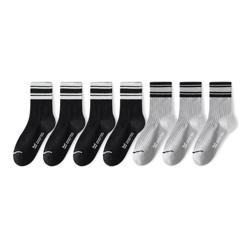 MIIOW Cool One Summer Series Mid Calf Socks Unisex 5 Pack-112
