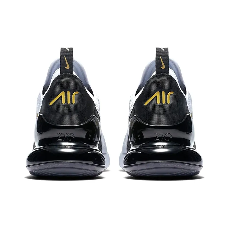 Nike Air Max 270 White Metallic Gold Black-3