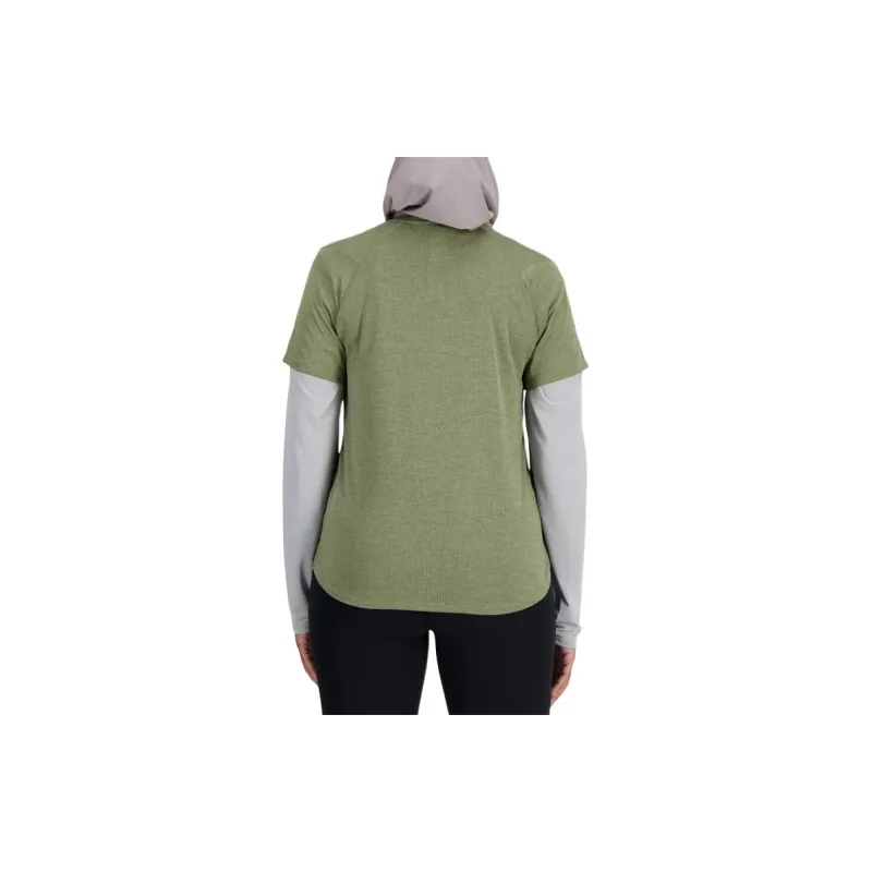 New Balance T Shirt Women's Olive Green-1