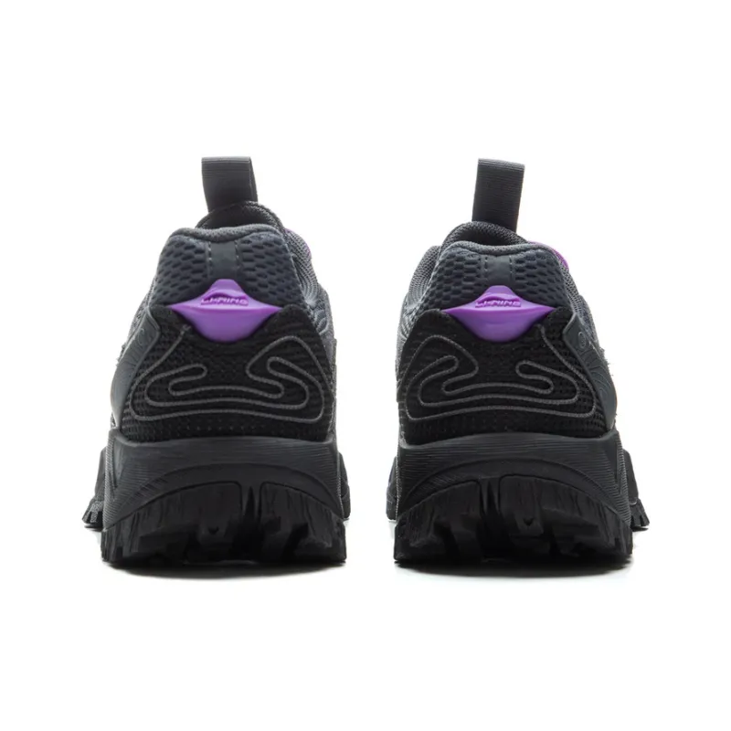 LiNing CF Su Xi Xingye V2 Cushioning, Wear Resistant Low Top Outdoor Hiking Shoes Men's Black-5