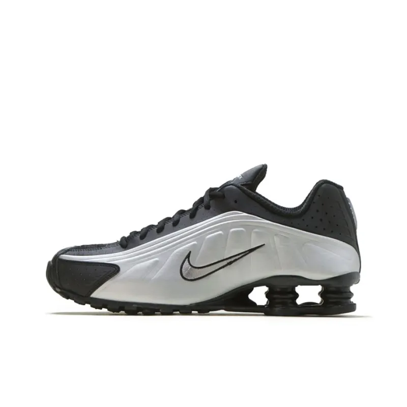 Nike Shox R4 Black Metallic Silver-0