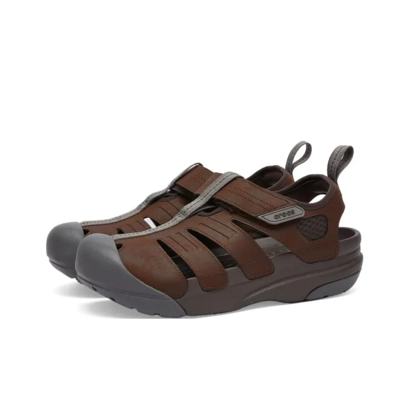 Crocs River Trekking Shoes Men's Brown-1